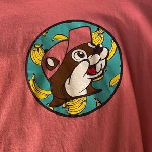 Pink buccees banana tshirt